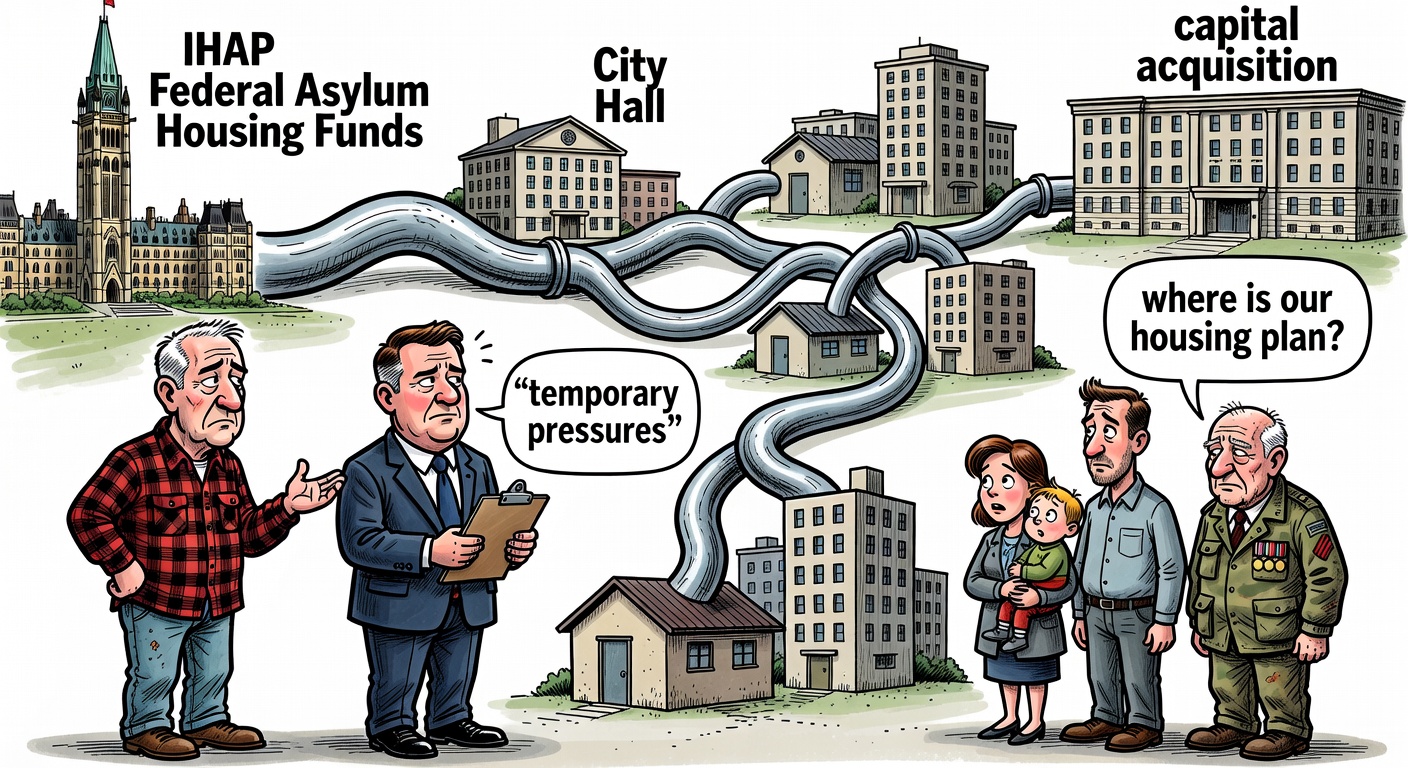 Federal asylum housing funds flowing from Ottawa to municipalities, hotels, shelters and capital acquisition while taxpayers ask for receipts